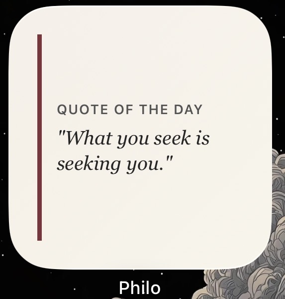 Small daily quote widget